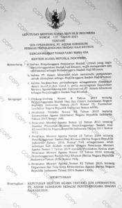 Sertifikat izin PIHK Haji Khusus Indonesia